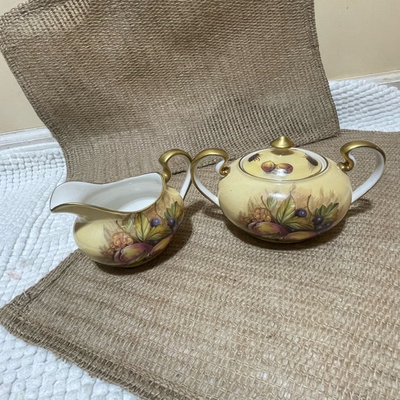 Entire set vintage Ansley’s Orchard Gold Furit Tes set - Picture 14 of 16